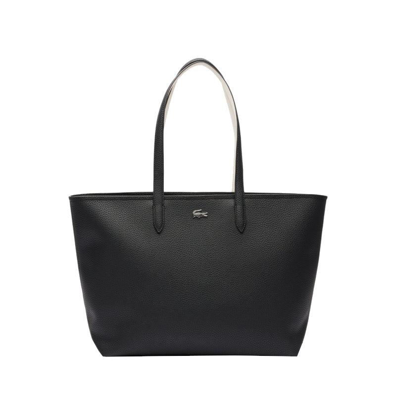 Noir - LACOSTE Sac cabas zippée Anna