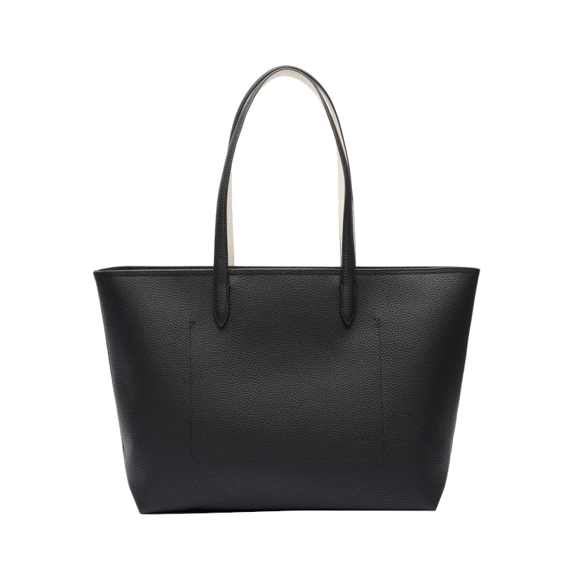 Noir - LACOSTE Sac cabas zippée Anna