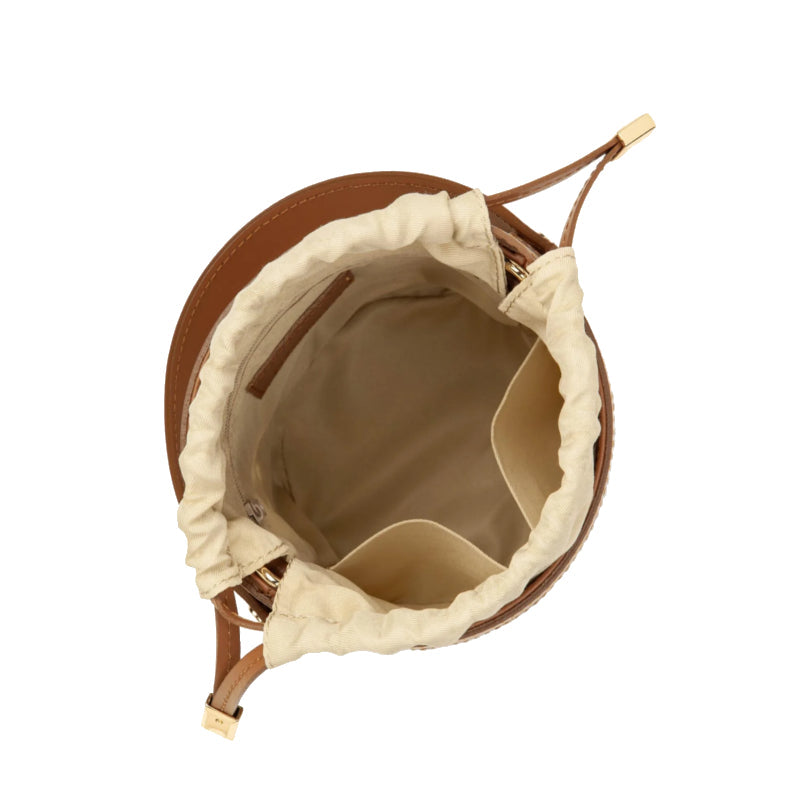 LANCASTER Petit sac seau Cannage Rotin