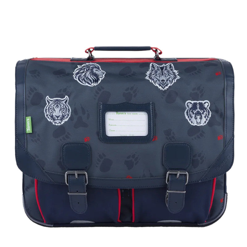 TANN'S Cartable Mathys gris 41cm