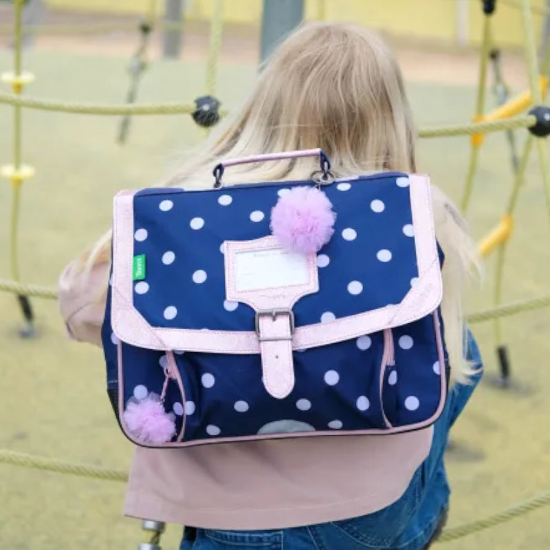 TANN'S Cartable Romy bleu 38 cm