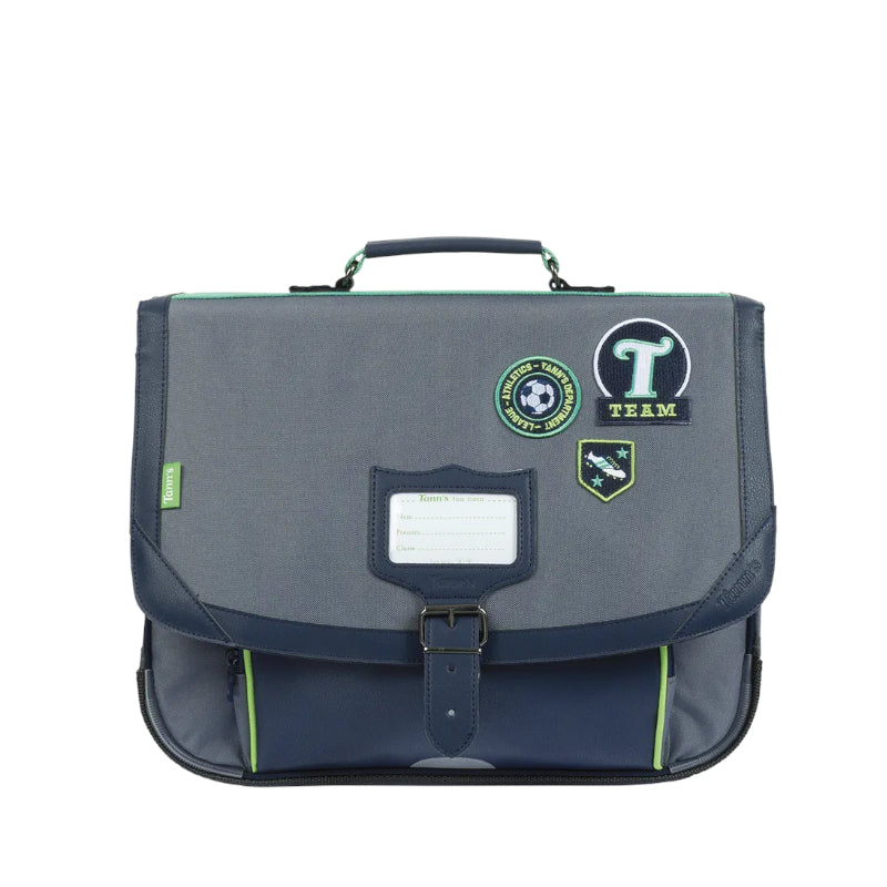TANN'S Cartable Tiago gris 38cm