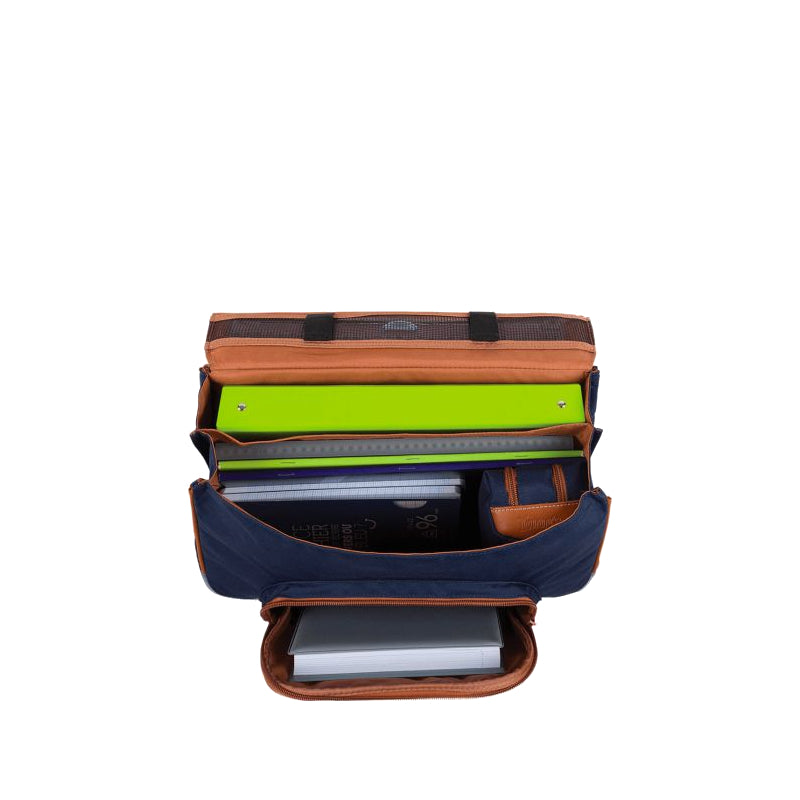 TANN'S Cartable Tiago gris 38cm