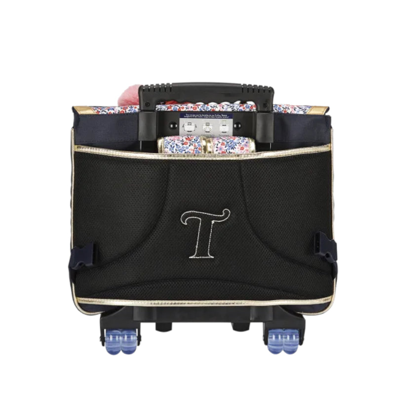 TANN'S Cartable trolley Antonia bleu 38cm