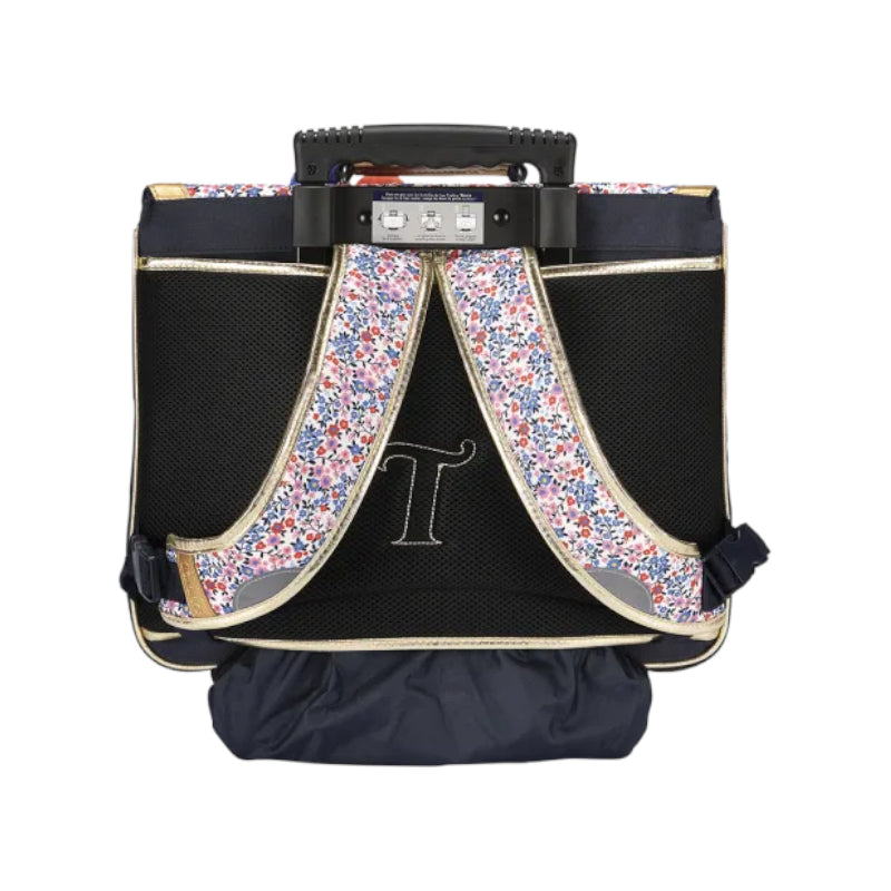 TANN'S Cartable trolley Antonia bleu 41cm