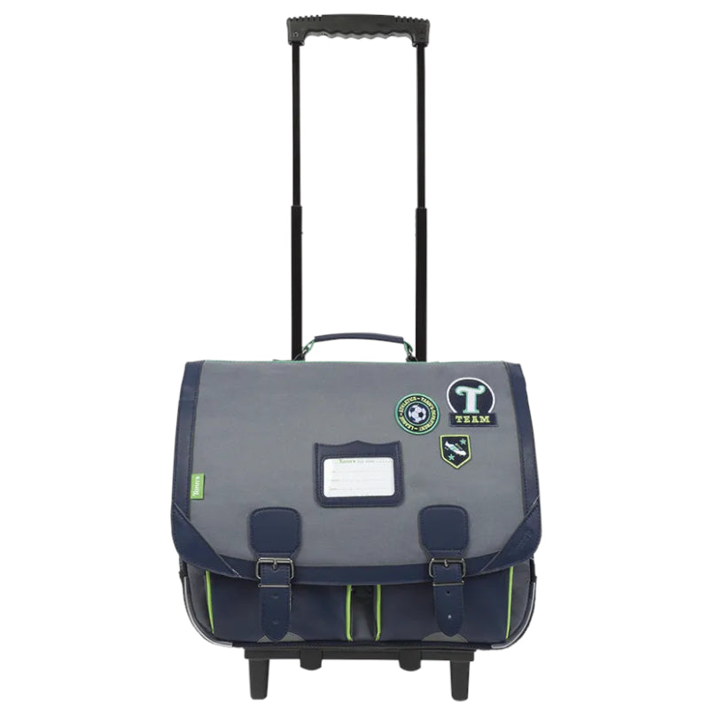 TANN'S Cartable trolley Tiago gris 41cm