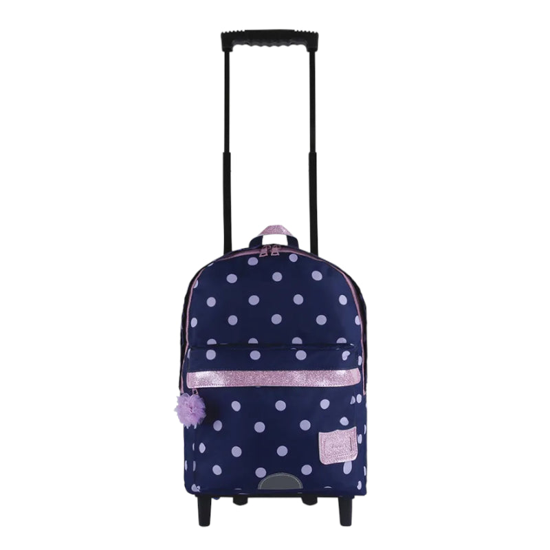 TANN'S Sac trolley Romy bleu L - 2 compartiments