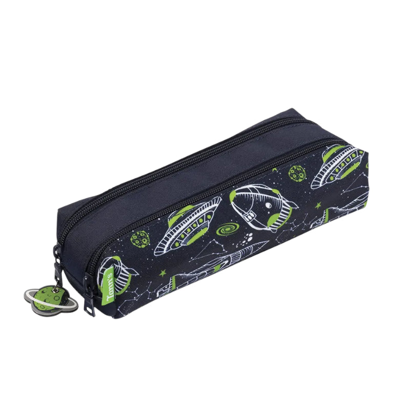 TANN'S Trousse Ilyès bleue Double
