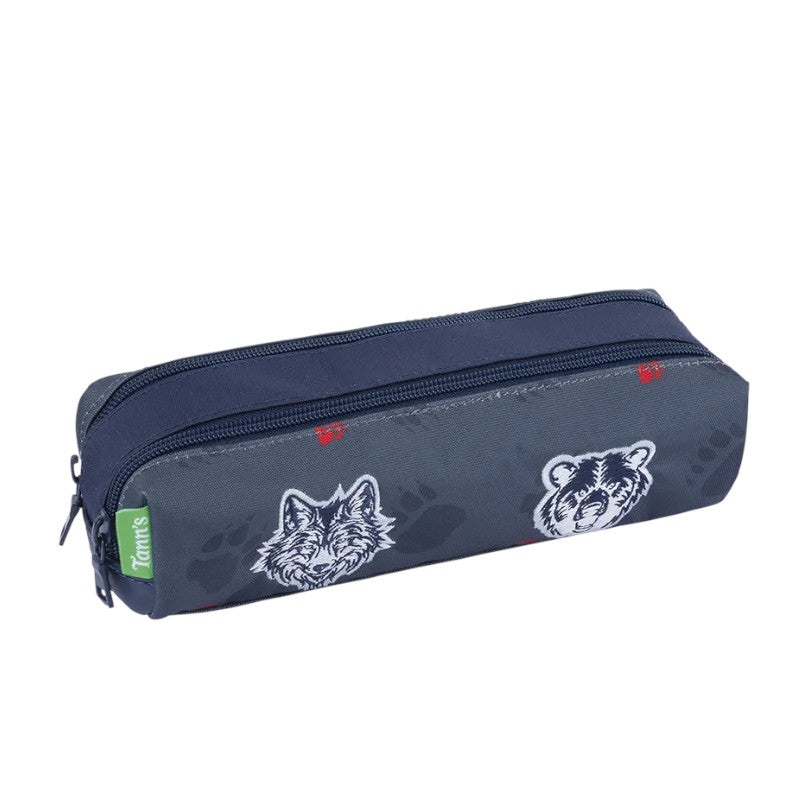 TANN'S Trousse Mathys grise Double