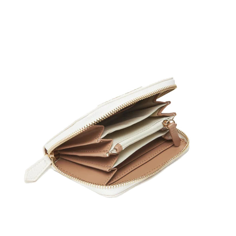 Bianco/Cuoio - VALENTINO Portefeuille ALEXIA