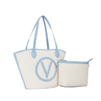 Naturale/Azzurro - VALENTINO  Sac à main Convent