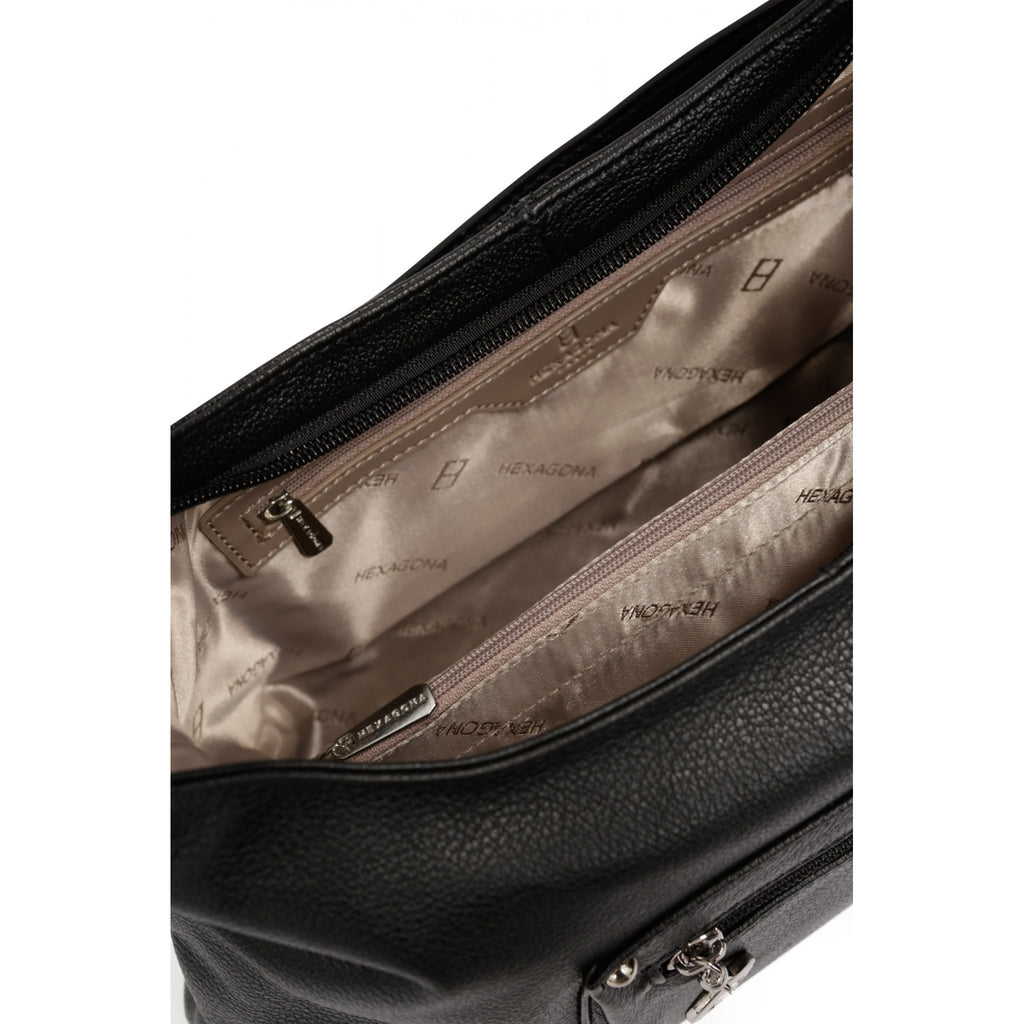 HEXAGONA Sac besace CUIR DE VACHETTE