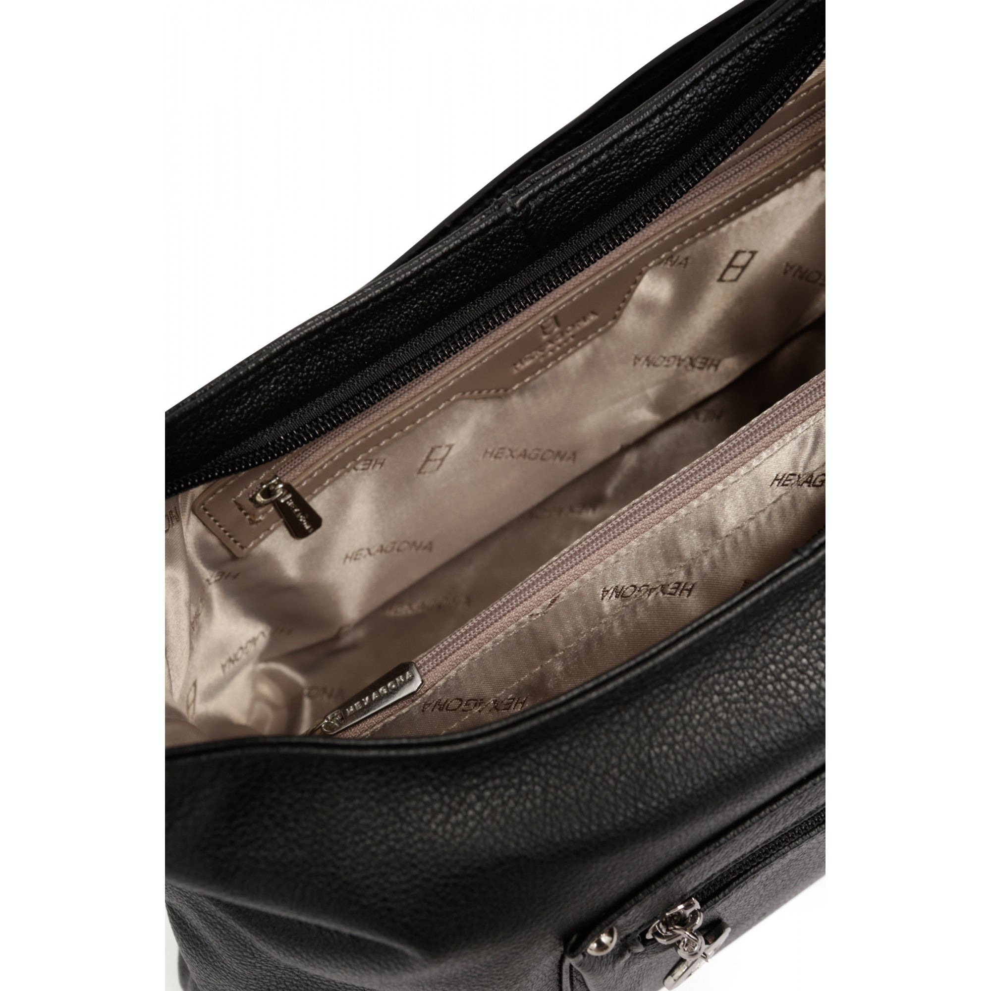 HEXAGONA Sac besace CUIR DE VACHETTE