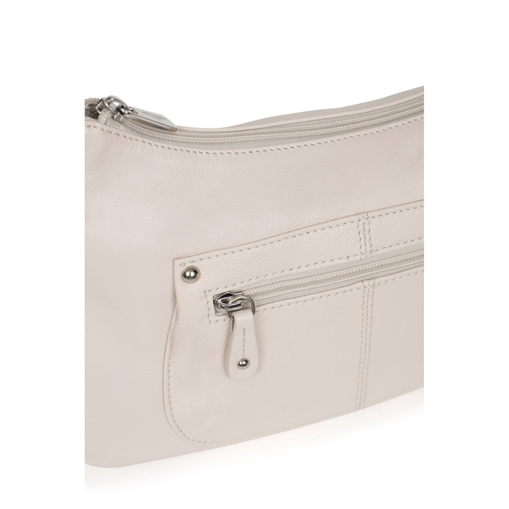 HEXAGONA Besace cuir de vachette grainé