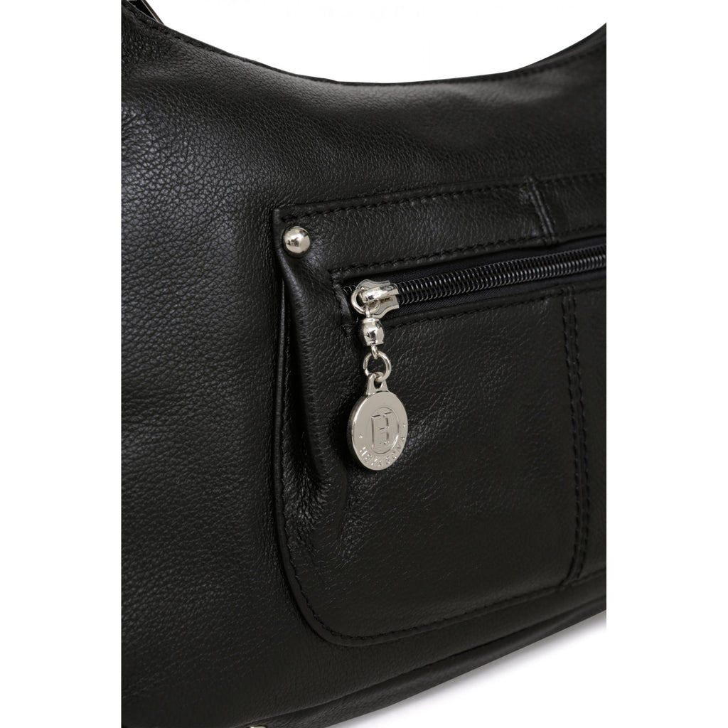 HEXAGONA Besace cuir de vachette grainé