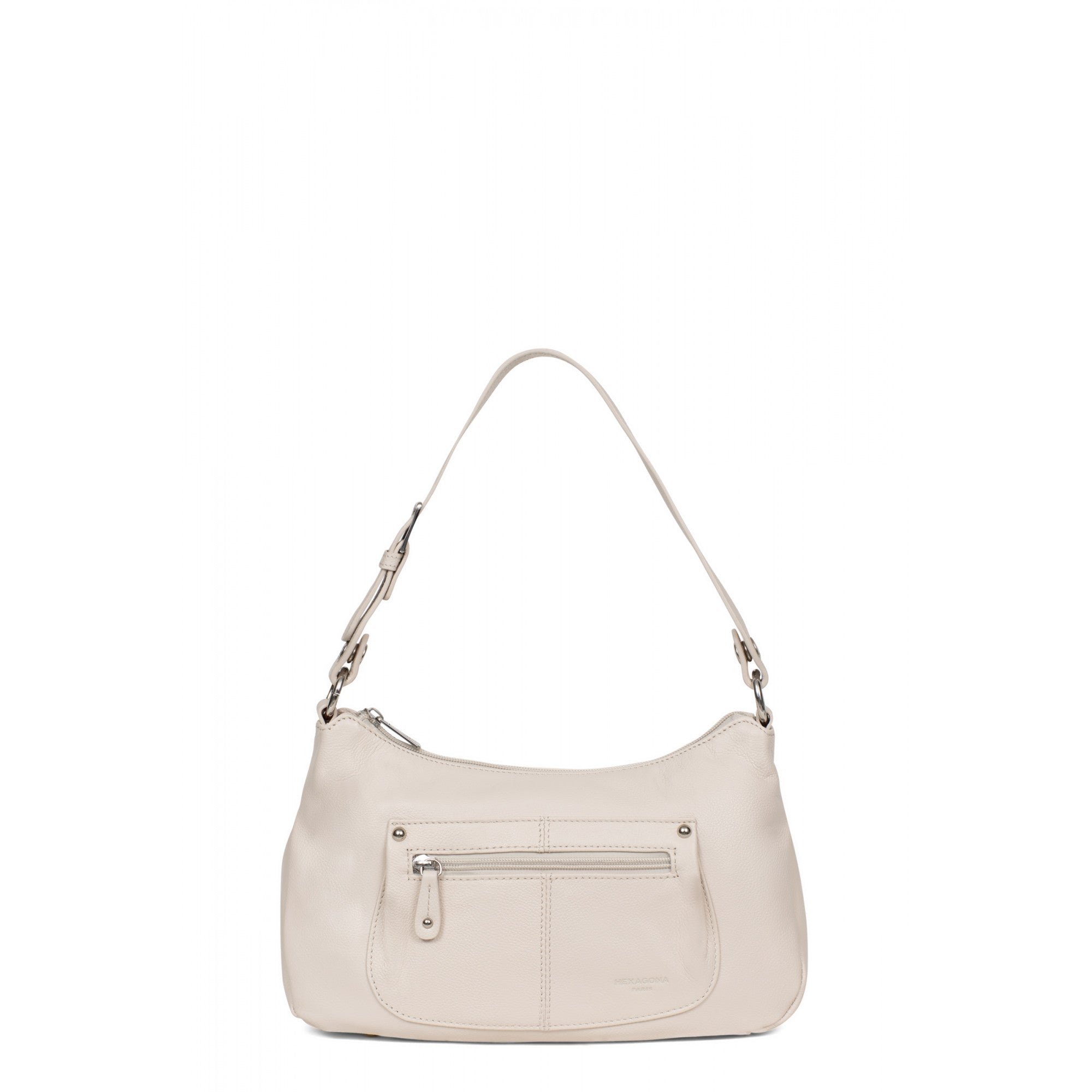 HEXAGONA Besace cuir de vachette grainé