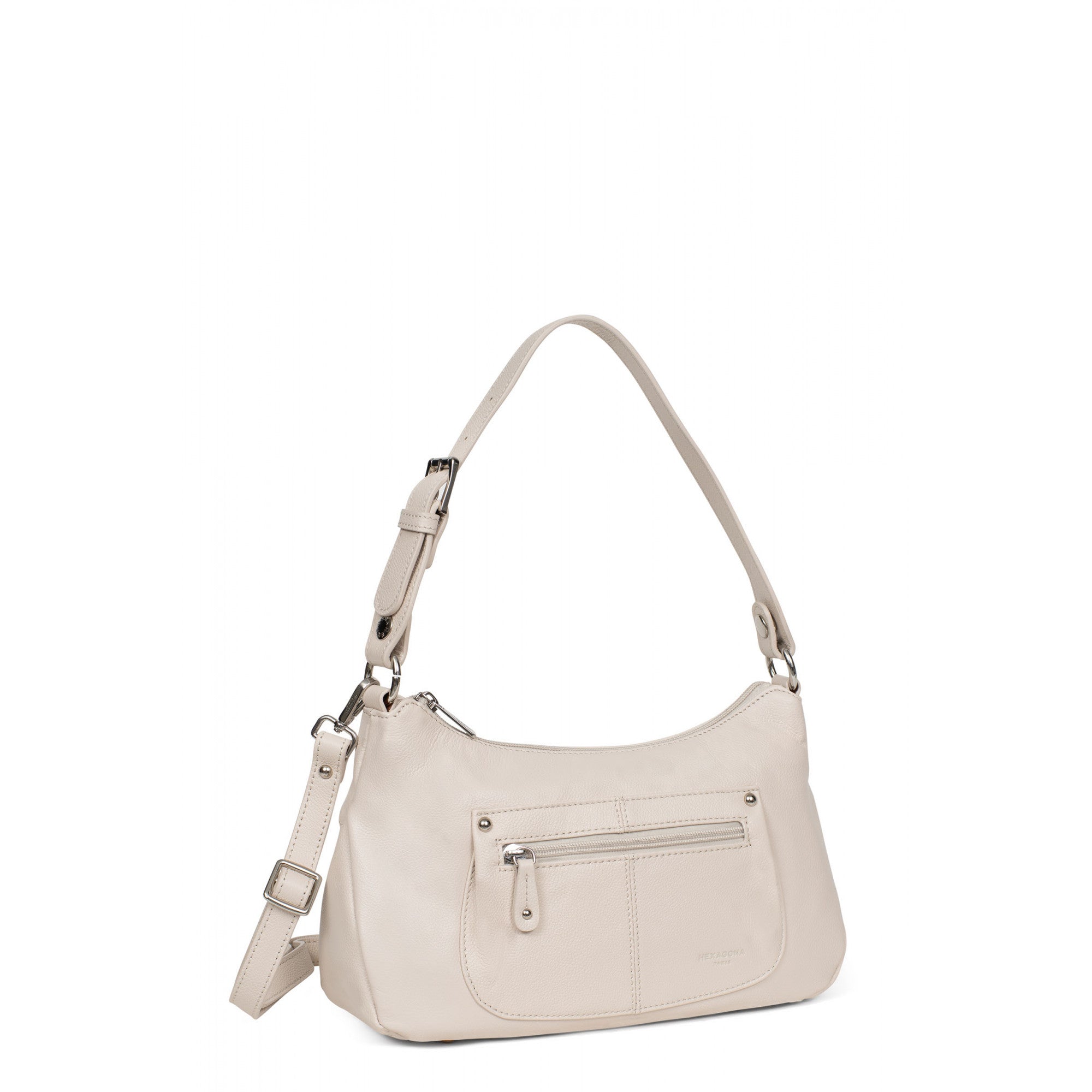 HEXAGONA Besace cuir de vachette grainé