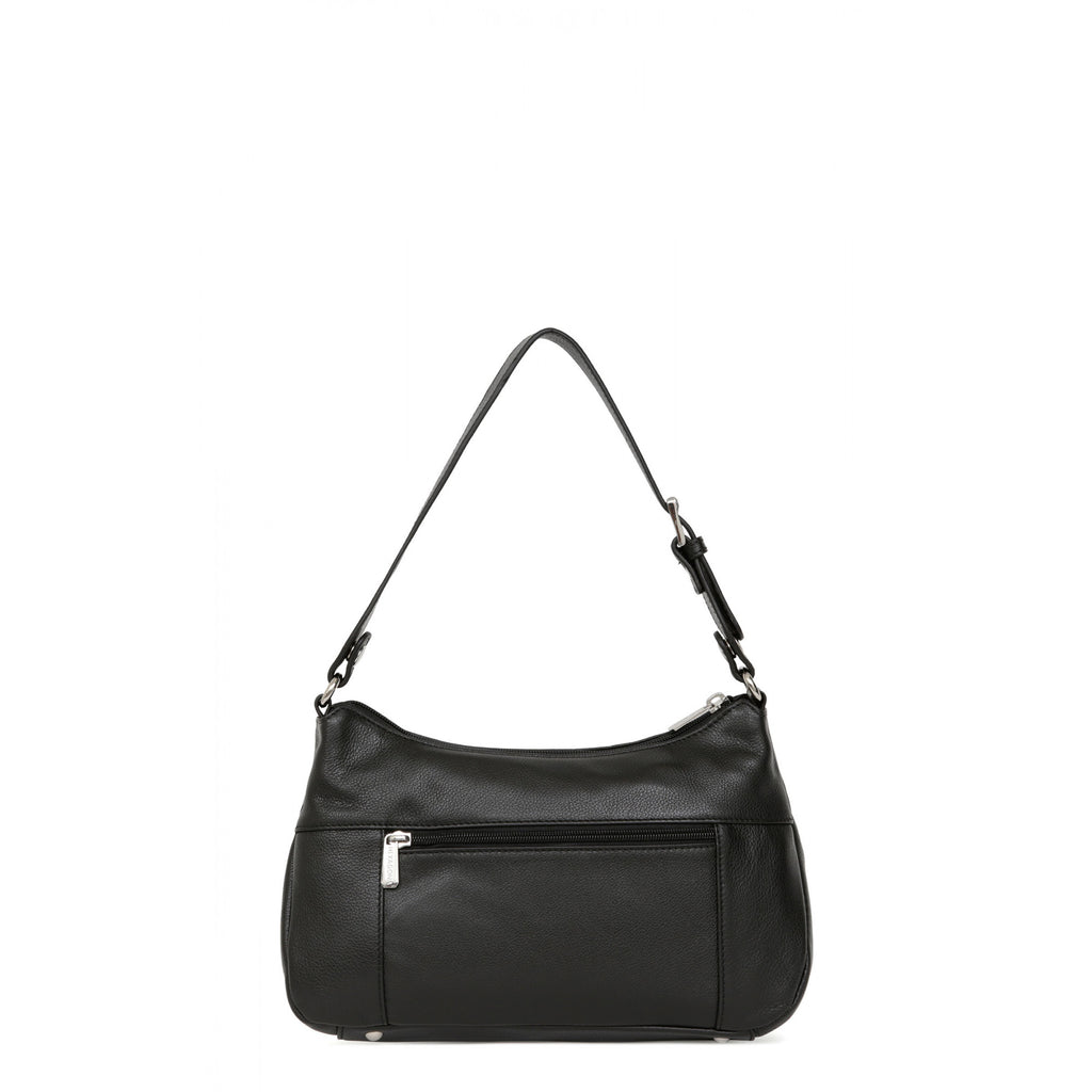 HEXAGONA Besace cuir de vachette grainé
