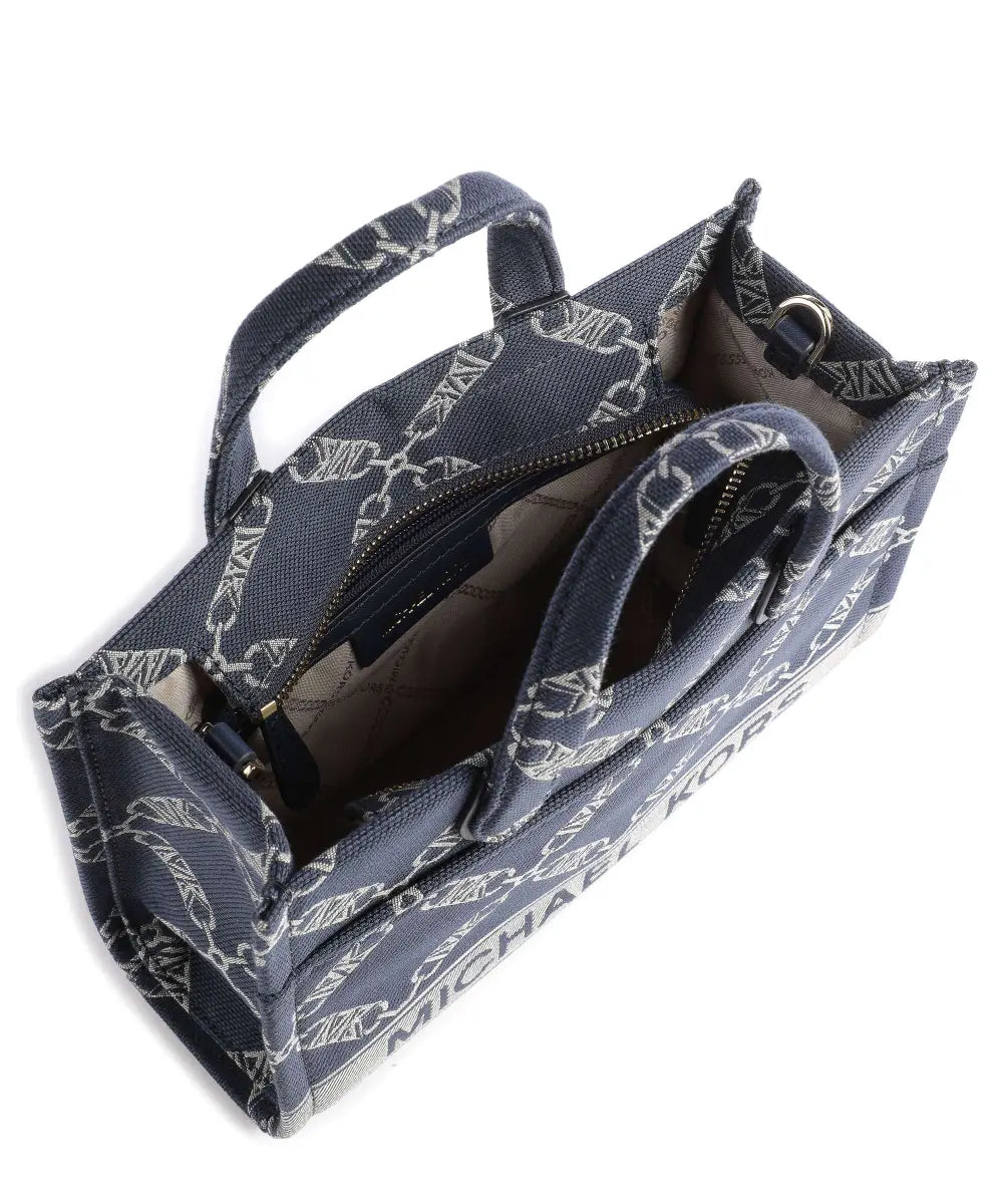 MICHAEL KORS Gigi Sac à main coton bleu foncé