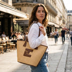 Beige/Cognac - TED LAPIDUS Sac porté épaule Nikita