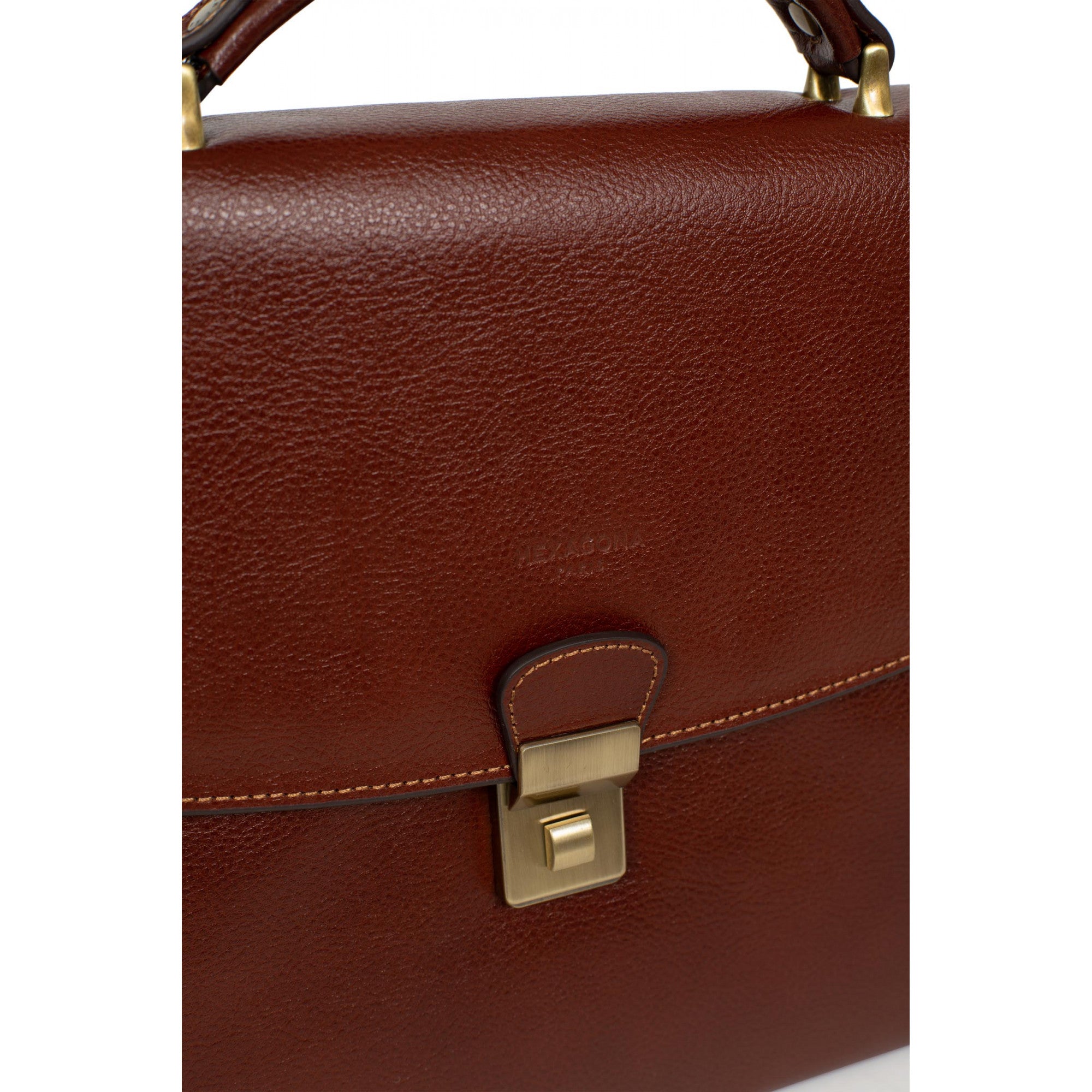 HEXAGONA CARTABLE - A4 - CUIR DE VACHETTE