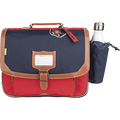 TANN'S Cartable Arthur bicolore 38cm poche gourde