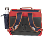 TANN'S Cartable Arthur bicolore 38cm poche gourde