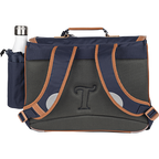 TANN'S Cartable Camille bleu 38cm poche gourde