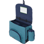 TANN'S Cartable Dan vert 38cm poche gourde