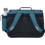 TANN'S Cartable Dan vert 38cm poche gourde