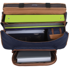 TANN'S Cartable Dan vert 38cm poche gourde
