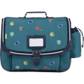 TANN'S Cartable Dan vert 38cm poche gourde