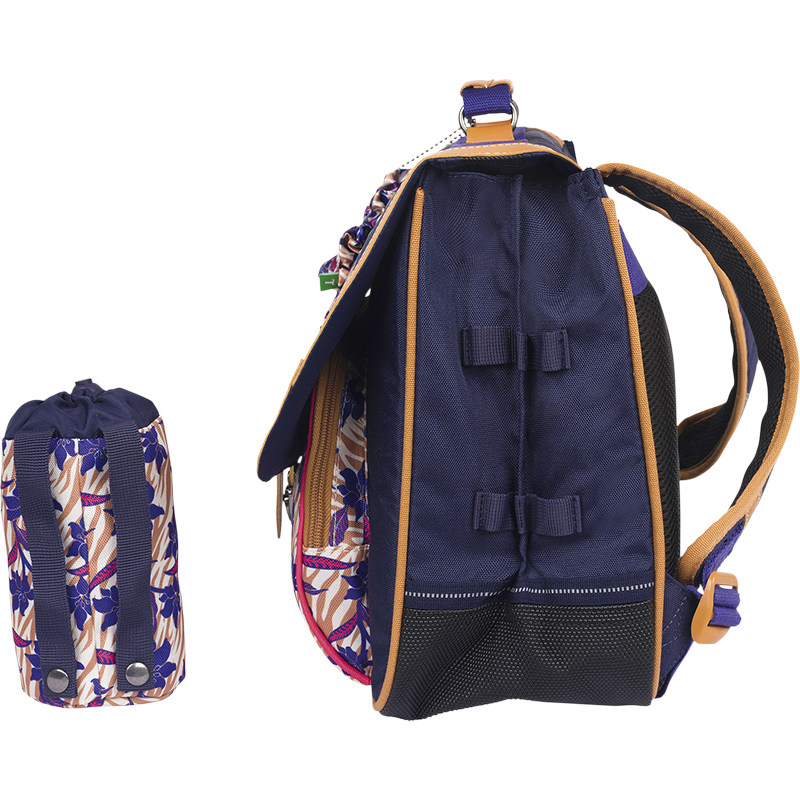 TANN'S Cartable Maïna violet 38cm poche gourde