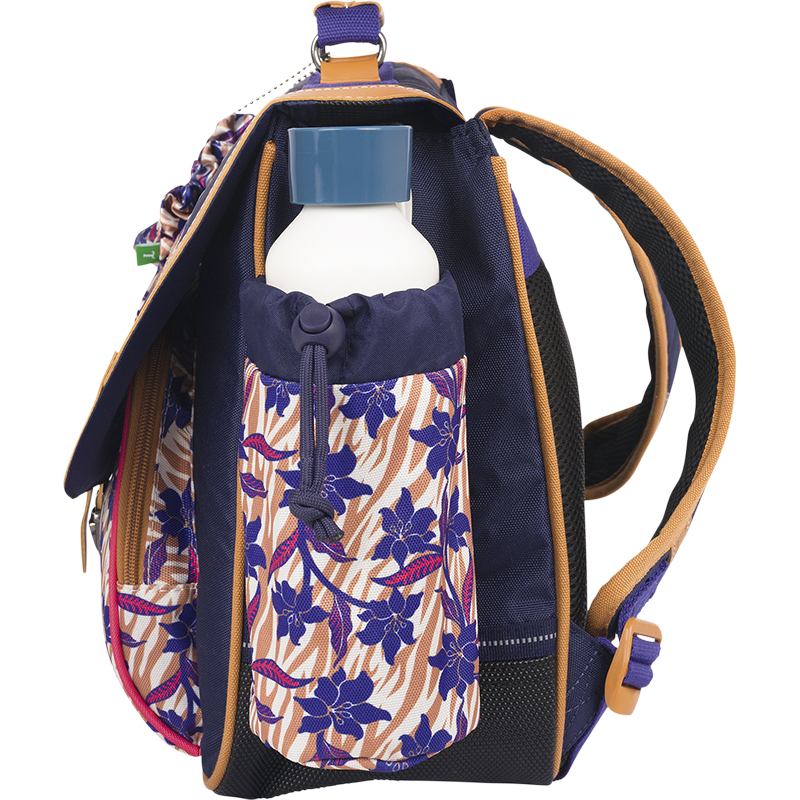 TANN'S Cartable Maïna violet 38cm poche gourde