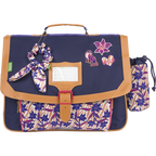 TANN'S Cartable Maïna violet 38cm poche gourde