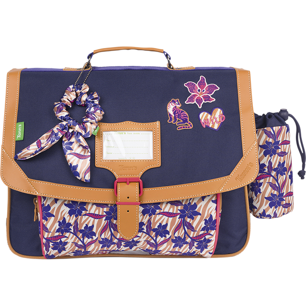 TANN'S Cartable Maïna violet 38cm poche gourde