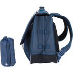 TANN'S Cartable Merlin bleu 38cm poche gourde