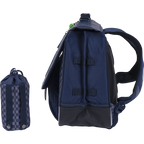 TANN'S Cartable Romain gris 38cm poche gourde