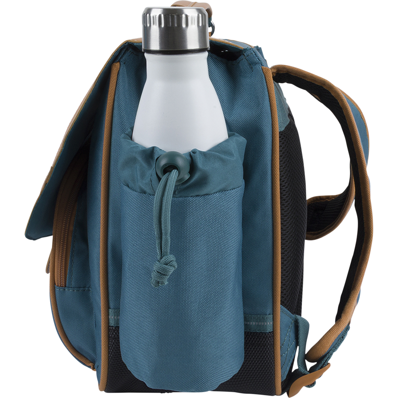 TANN'S Cartable Stan vert 38cm poche gourde