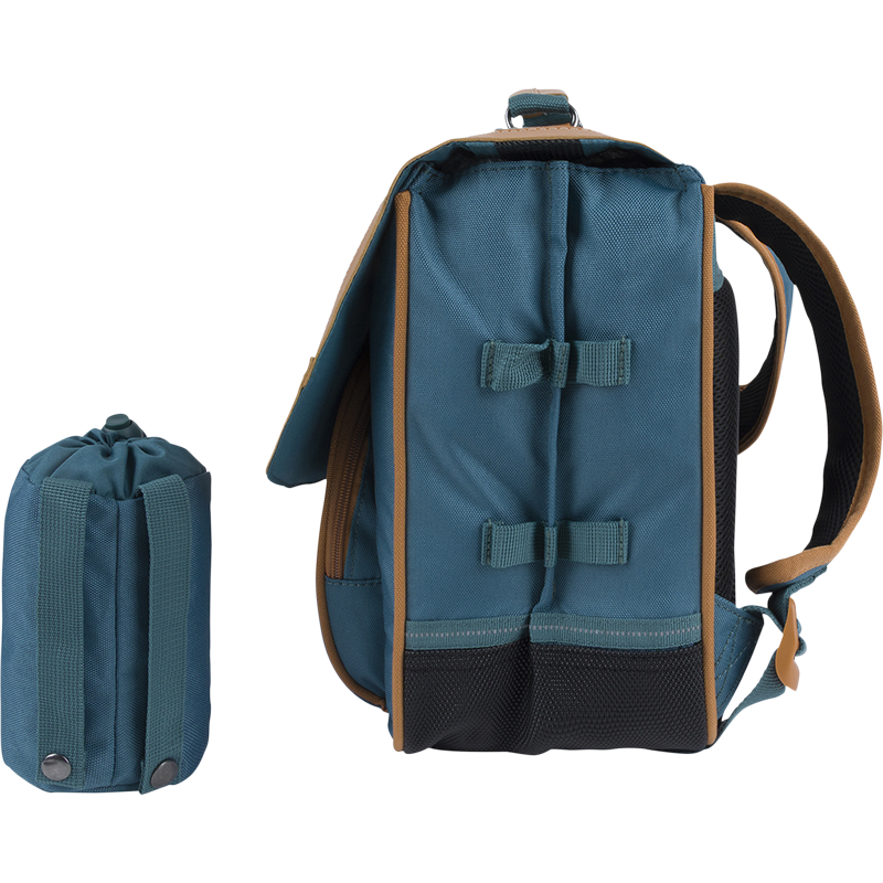 TANN'S Cartable Stan vert 38cm poche gourde