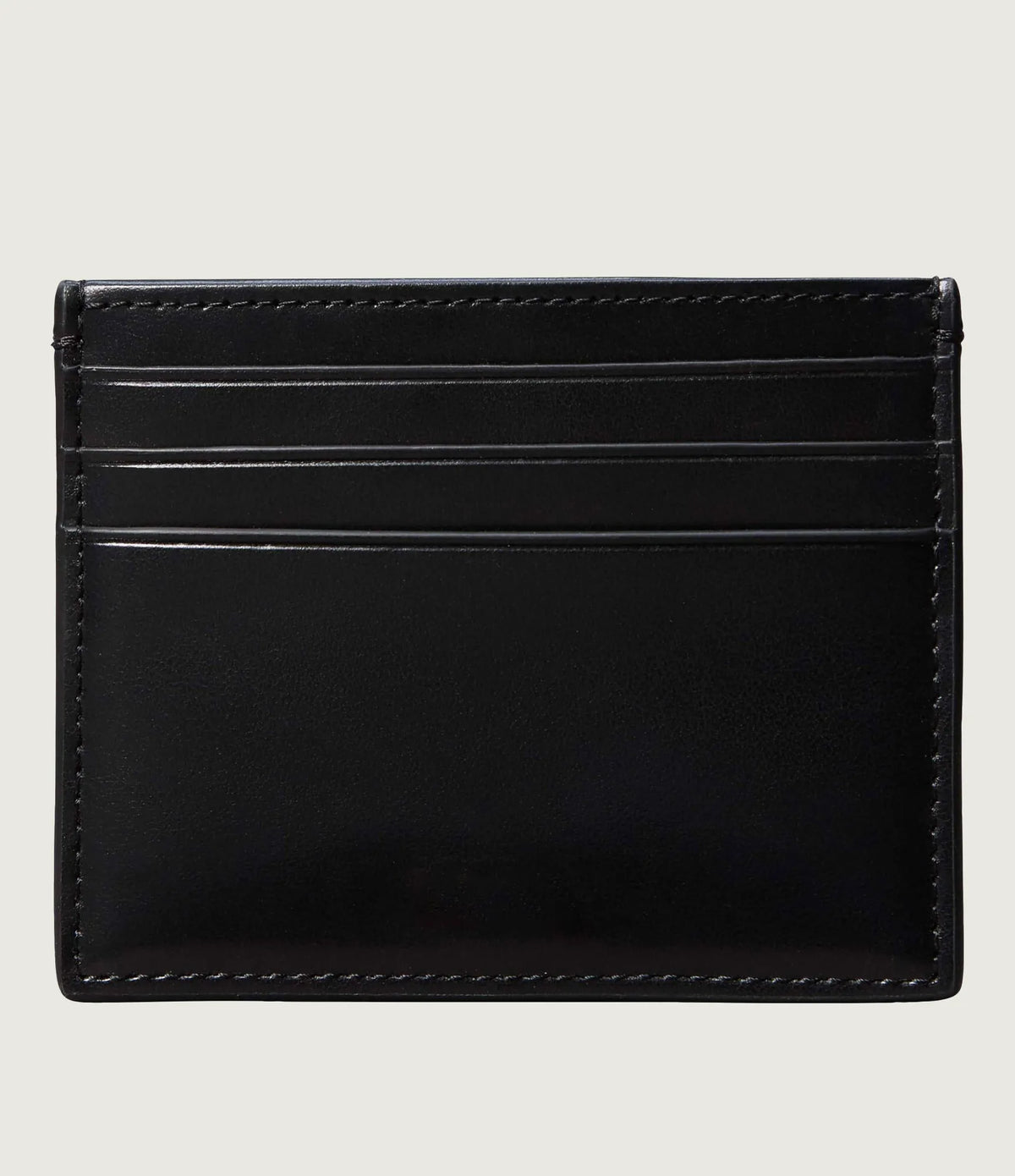 Noir - CALVIN KLEIN Porte-cartes cuir anti-RFID avec logo