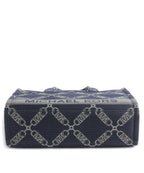 MICHAEL KORS Gigi Sac à main coton bleu foncé