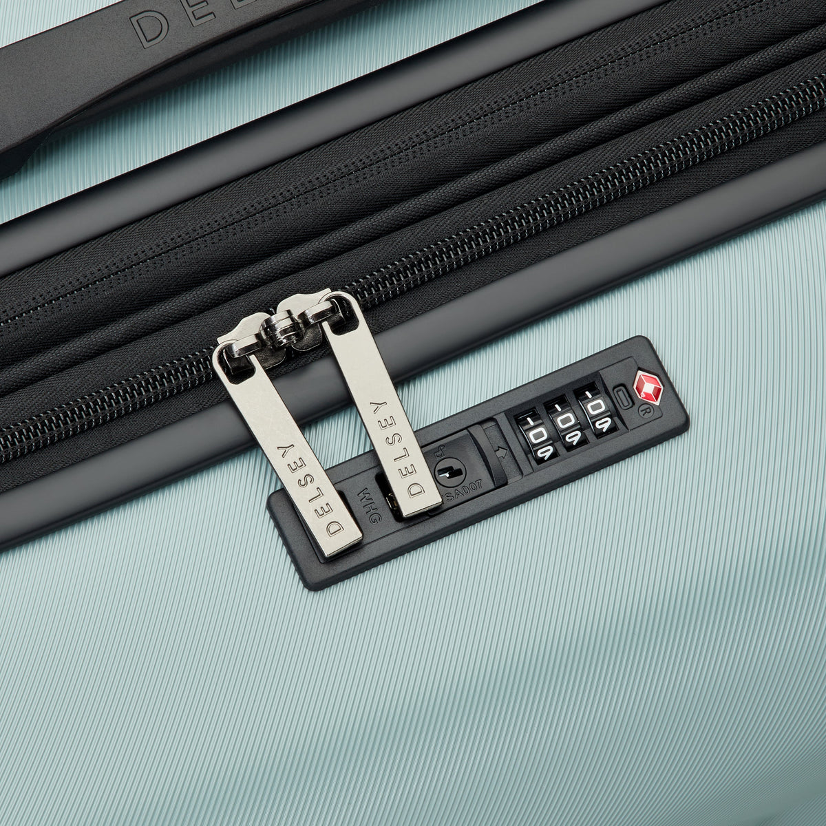 Vert sauge - DELSEY Air Armour Valise soute medium extensible 66 cm Vert sauge