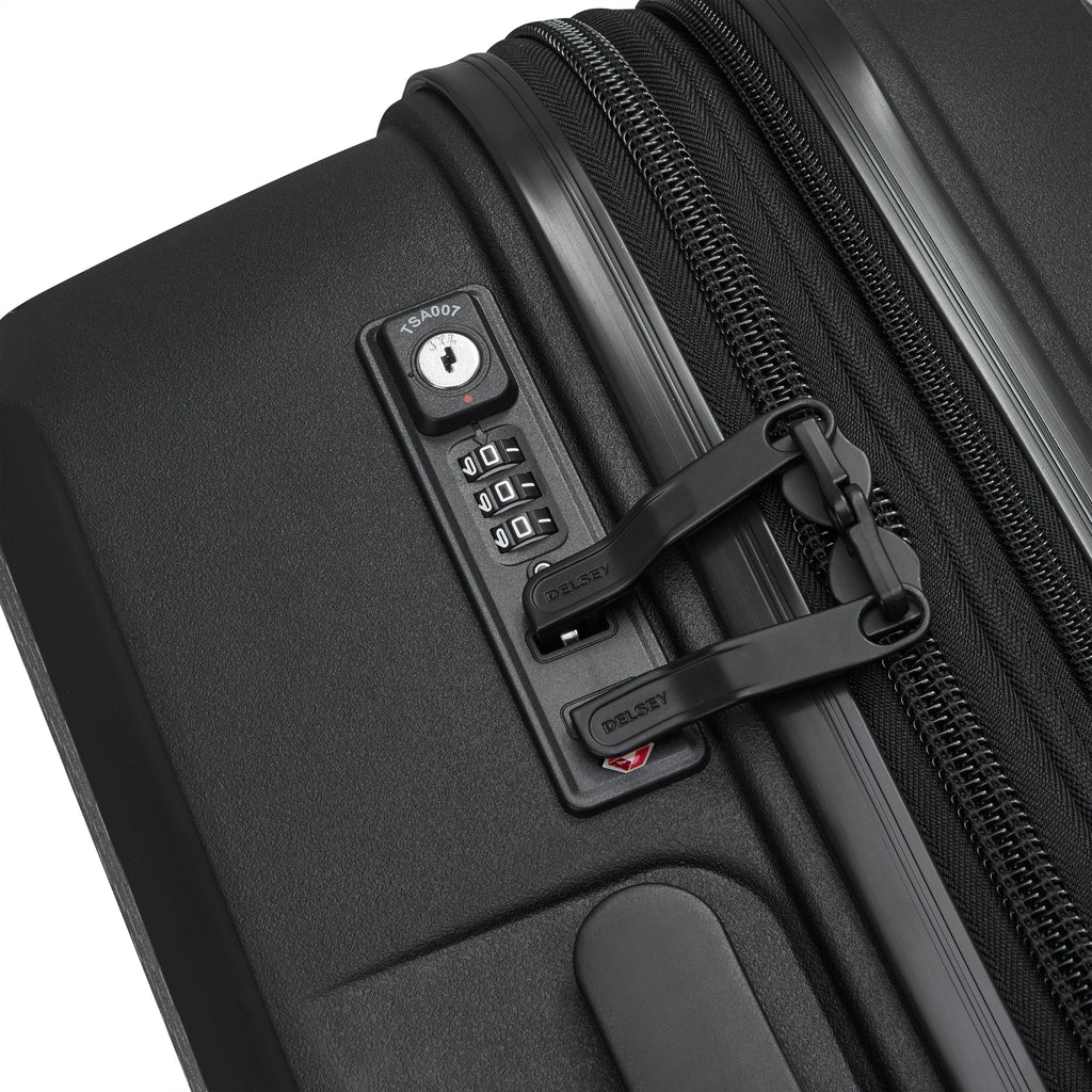 Noir - DELSEY Belmont Plus Valise soute extra large extensible 83 cm Noir
