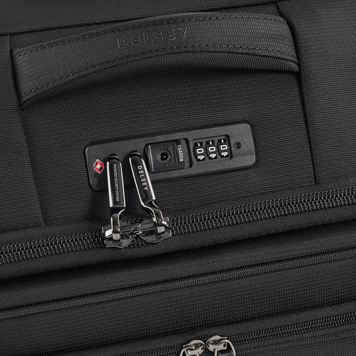 Noir - DELSEY Shadow DLX Valise soute medium extensible 70 cm Noir