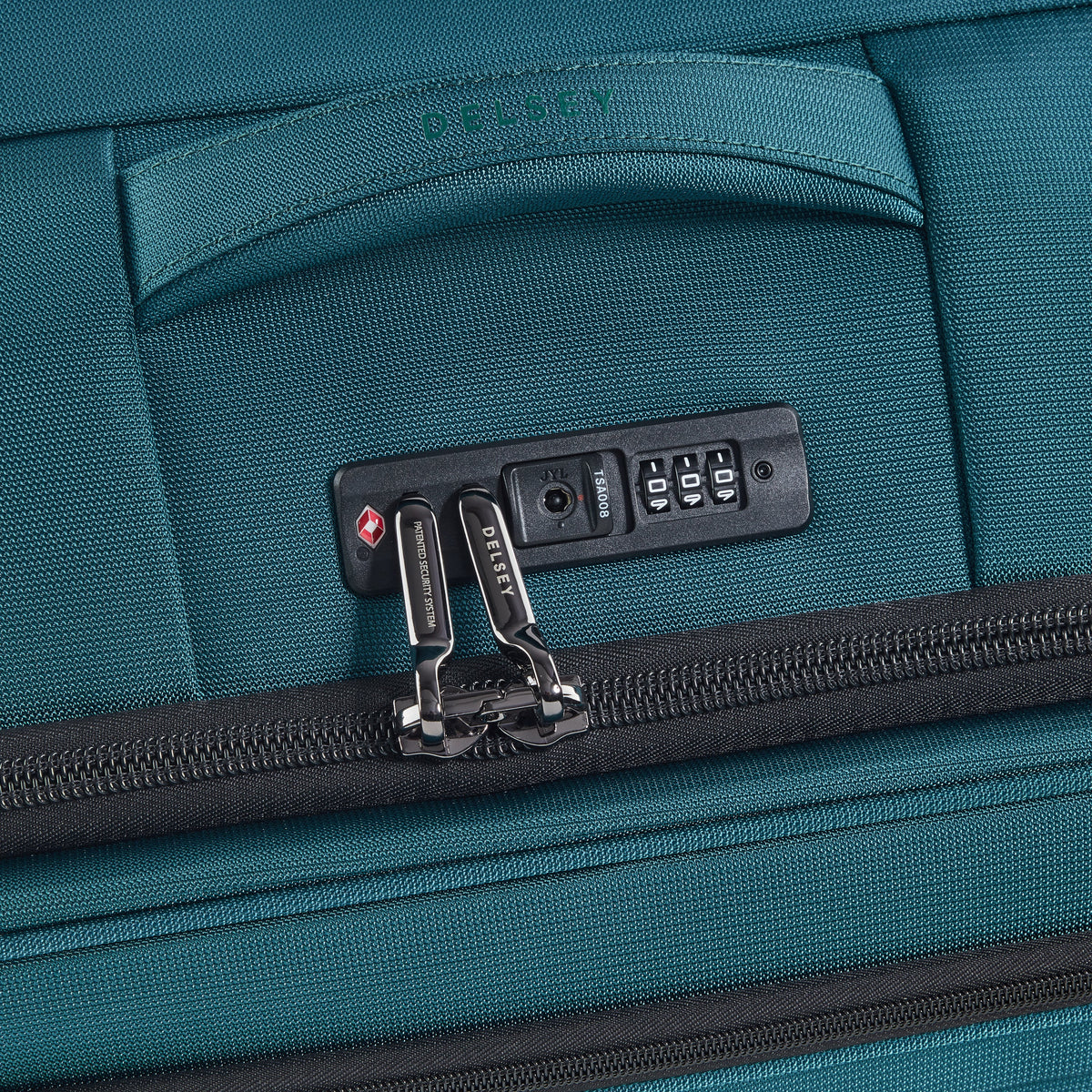 Bleu vert - DELSEY Shadow DLX Valise soute medium extensible 70 cm Bleu vert