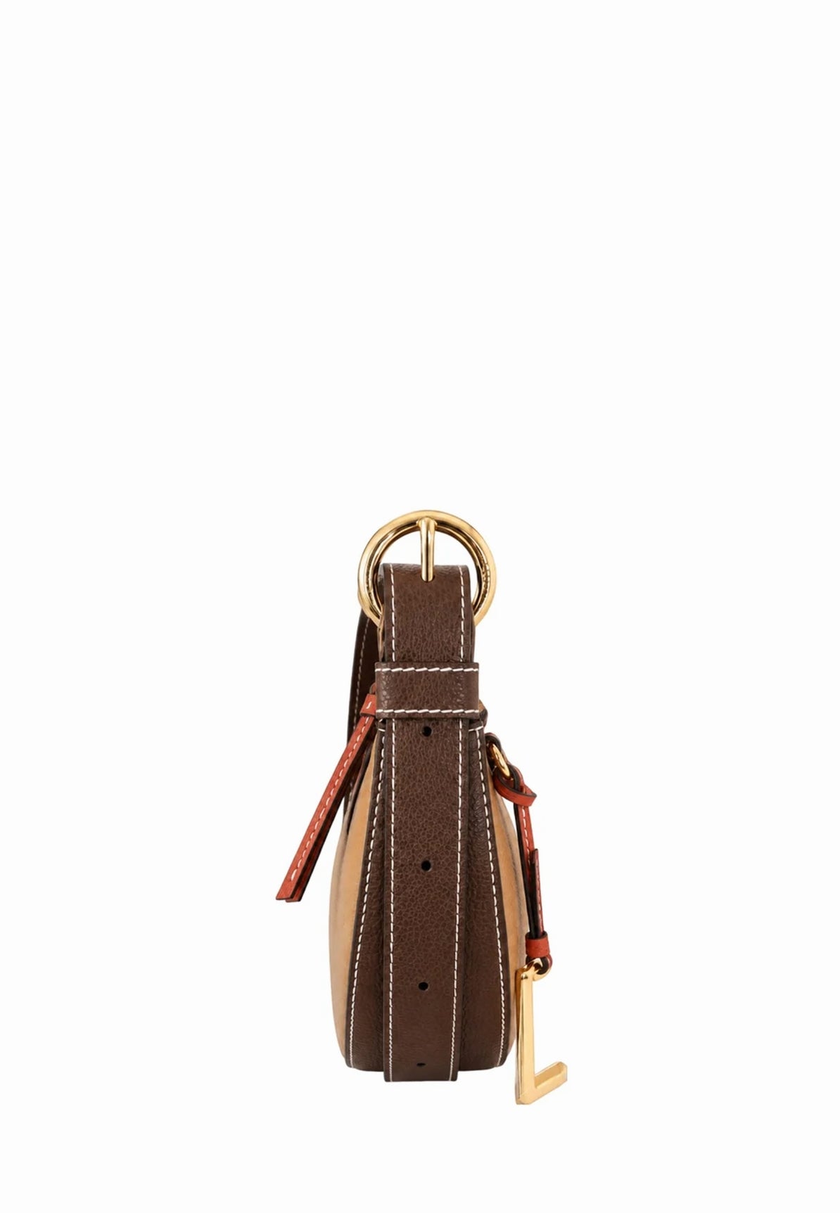 MCO Camel - LANCEL Porte-croisé demi-lune Faubourg