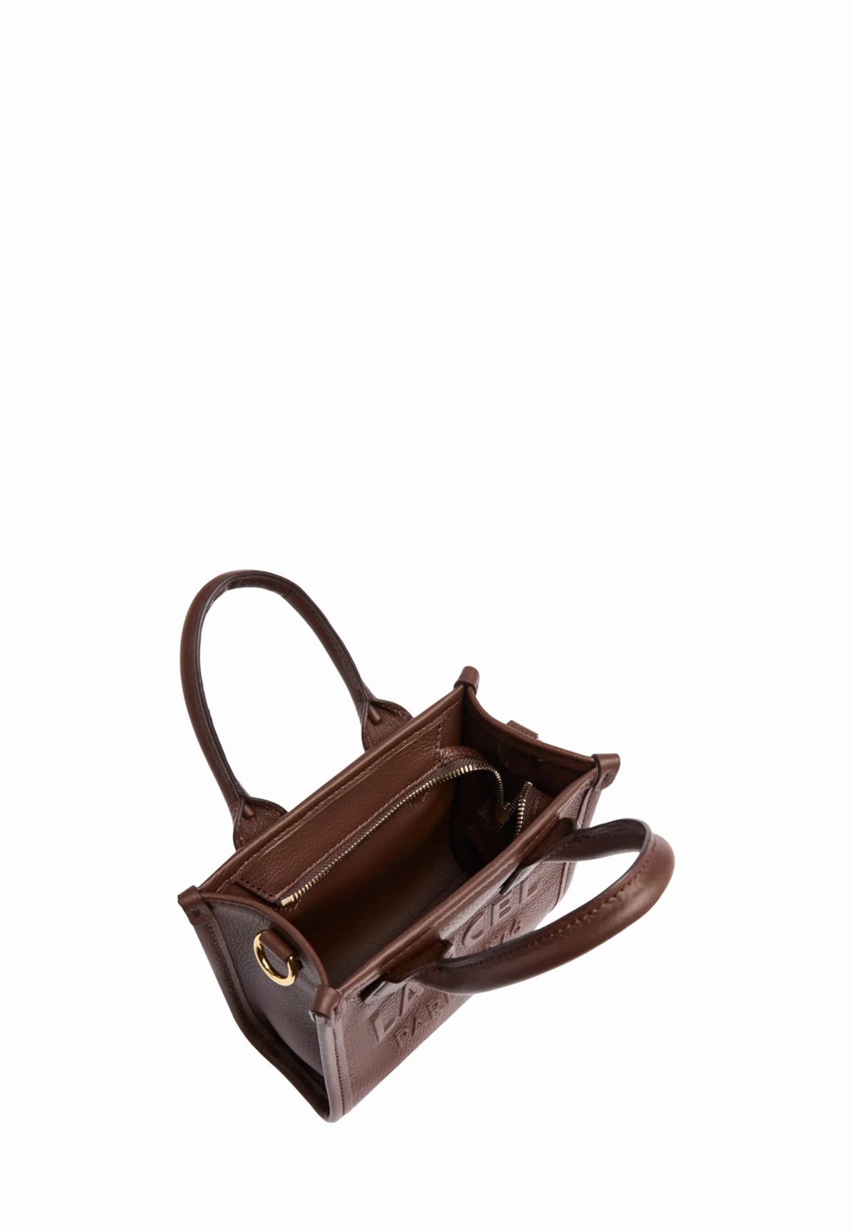 Noix de coco - LANCEL Mini cabas zippé Jour