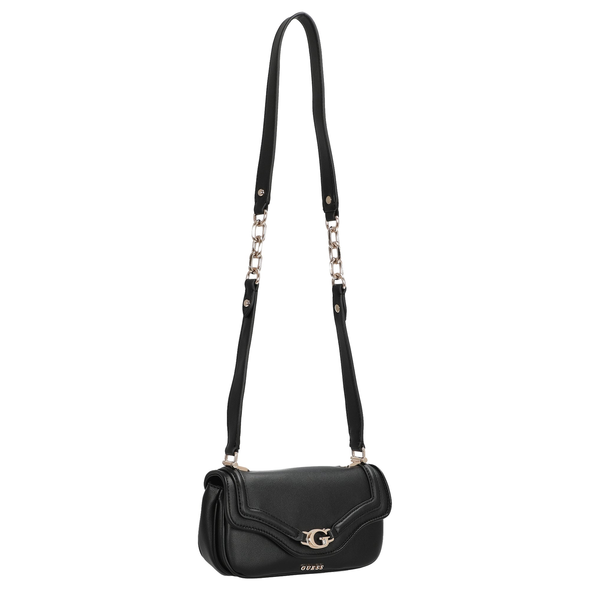 Noir - GUESS Sac à bandoulière Dea Crossbody Flap