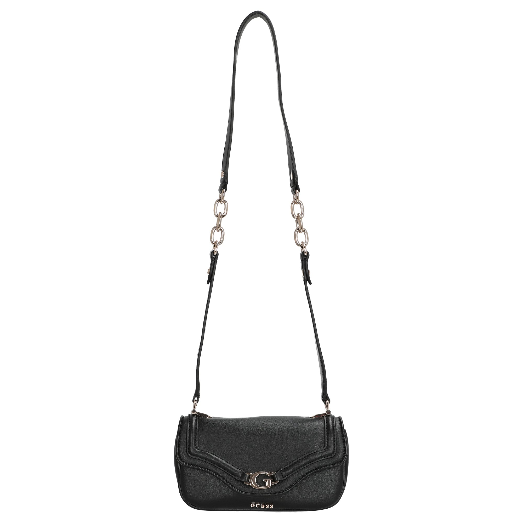 Noir - GUESS Sac à bandoulière Dea Crossbody Flap